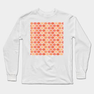 Mid Century Modern Honeycomb Long Sleeve T-Shirt